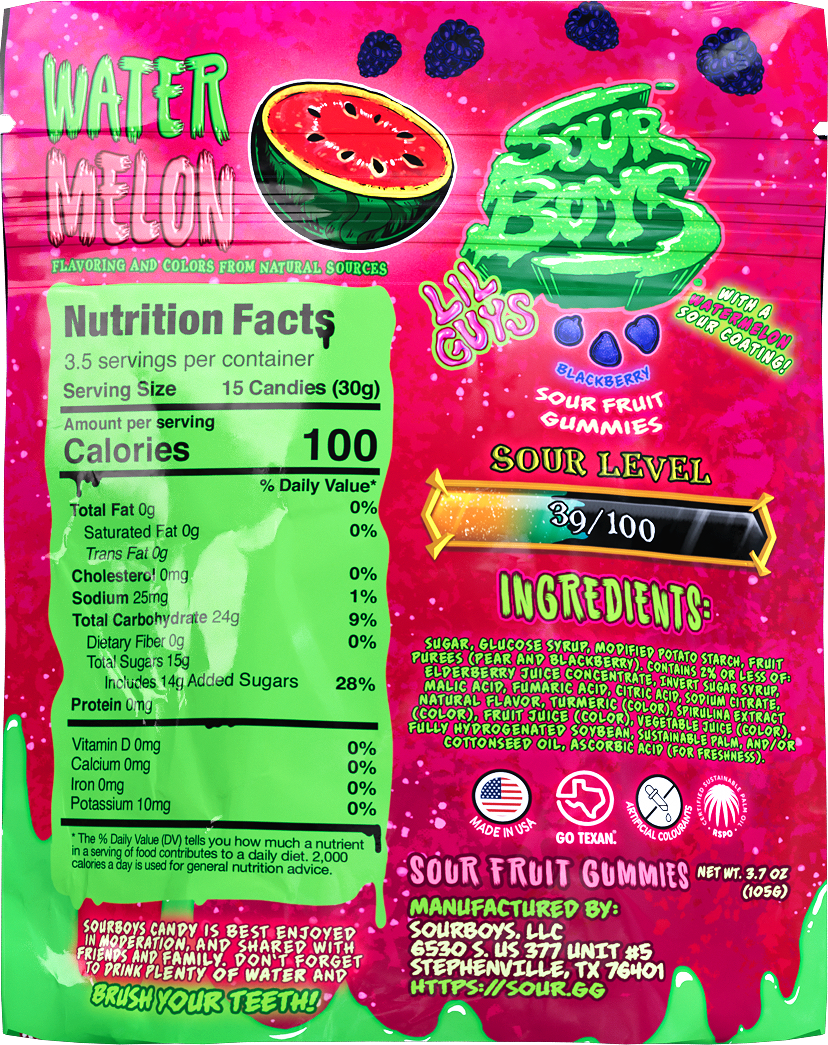 Watermelon Sour Gummies