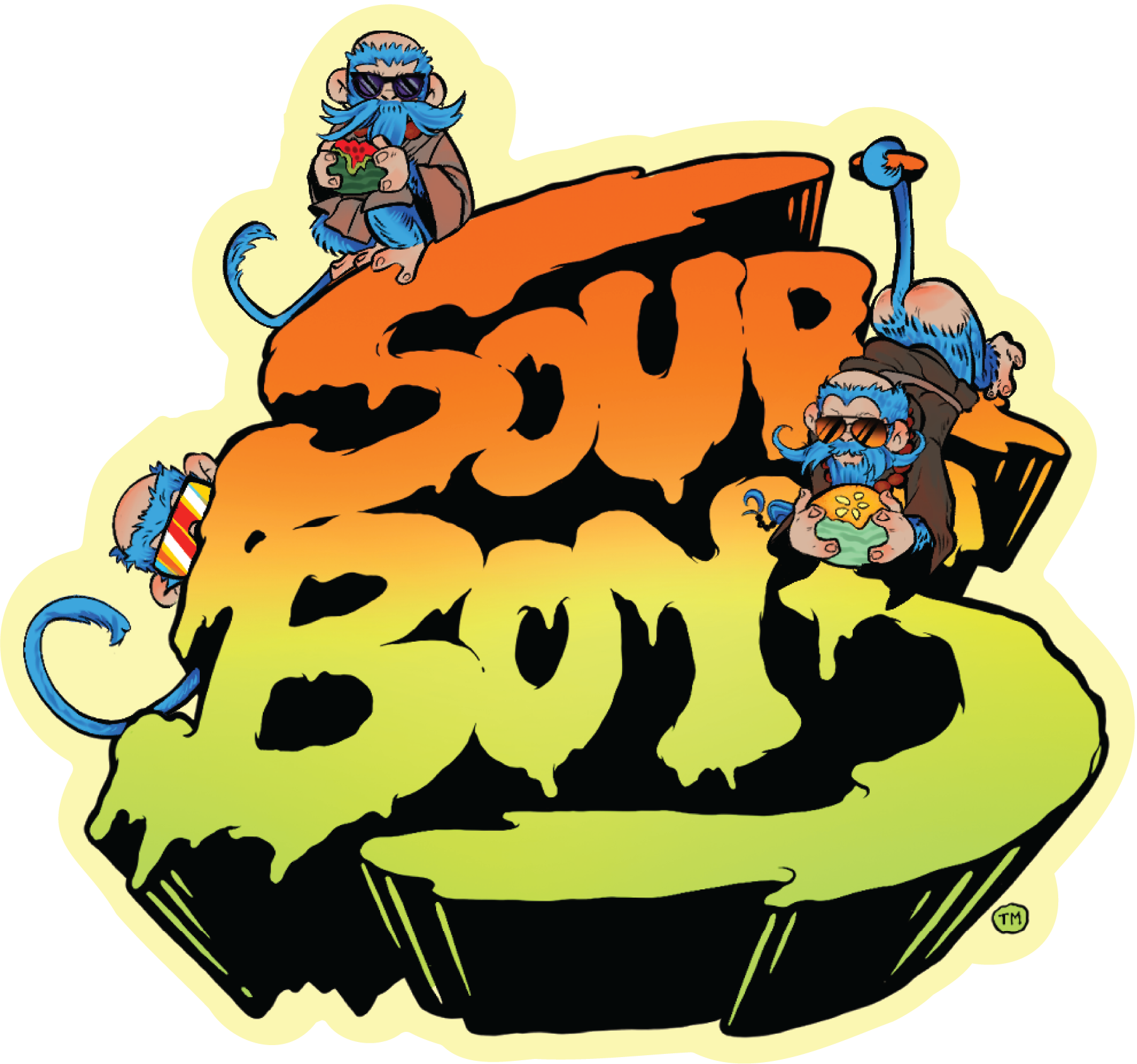 Melon Island Logo Sticker