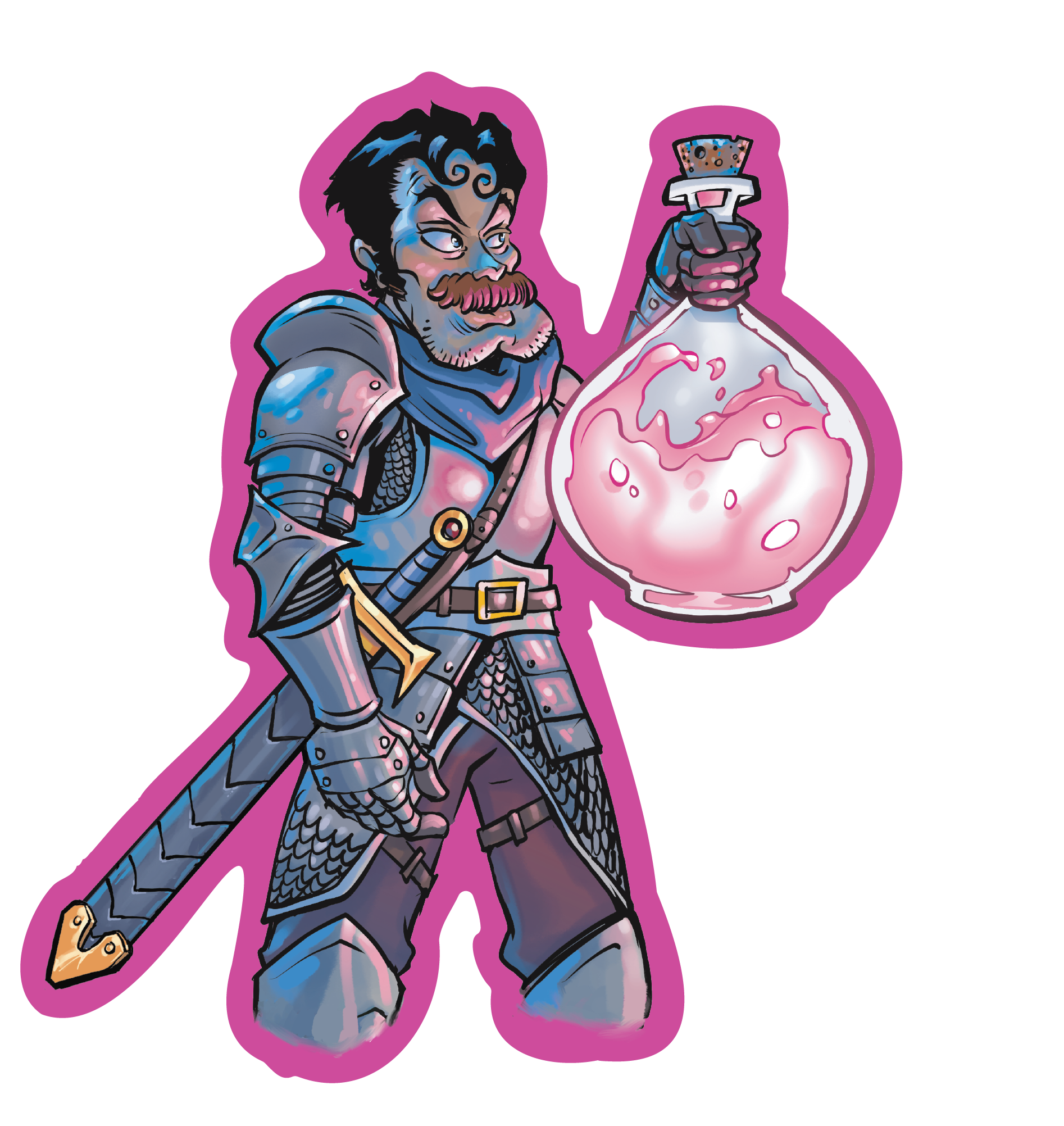 Potion Knight Sticker