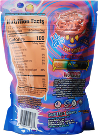 Peach Blueberry Sour Gummies