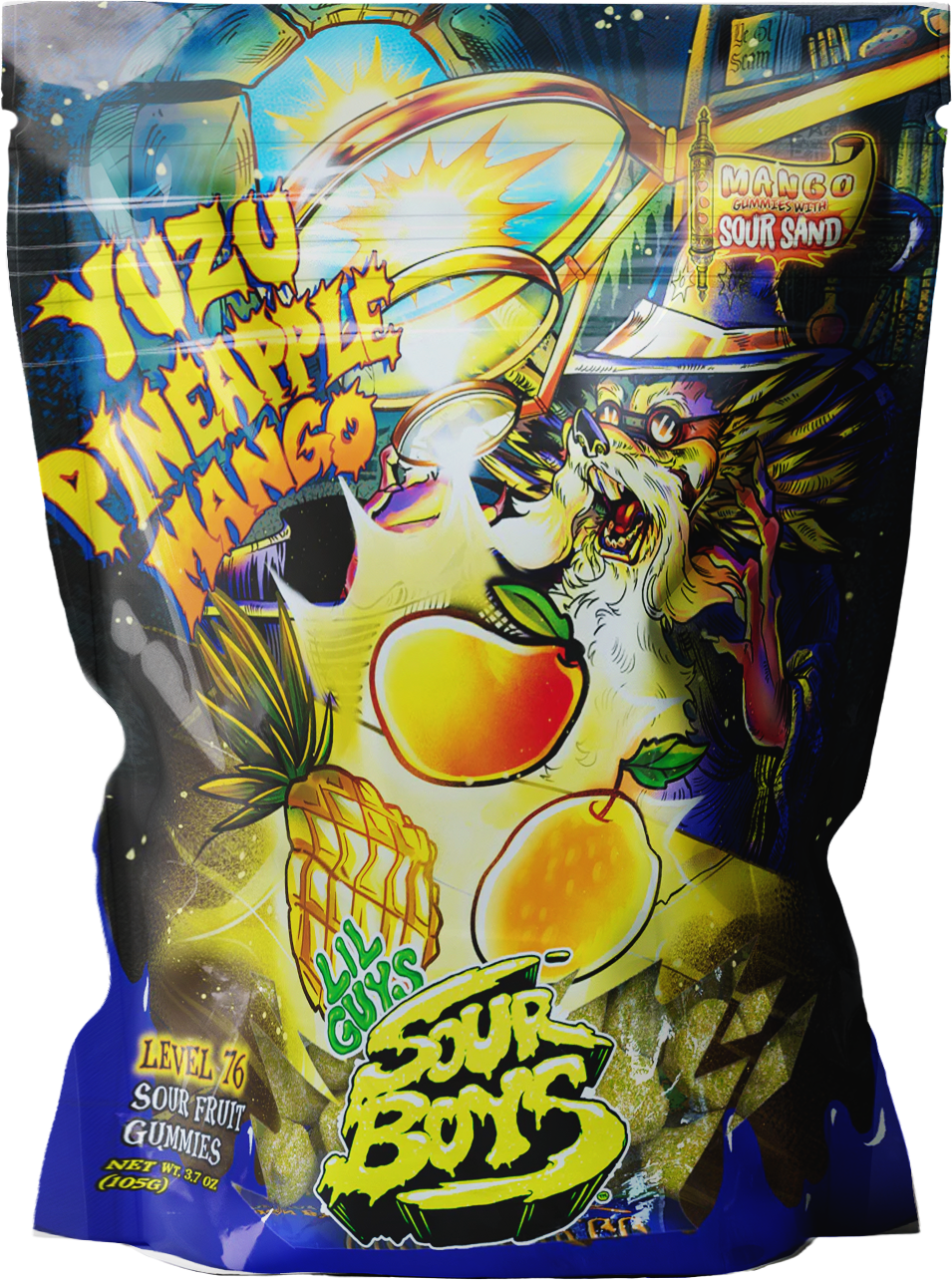 Pineapple Mango Yuzu Sour Gummies