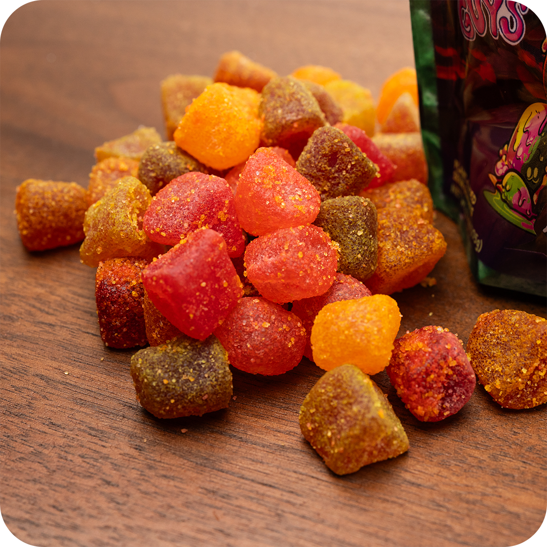 Rainbow Sherbet Sour Gummies