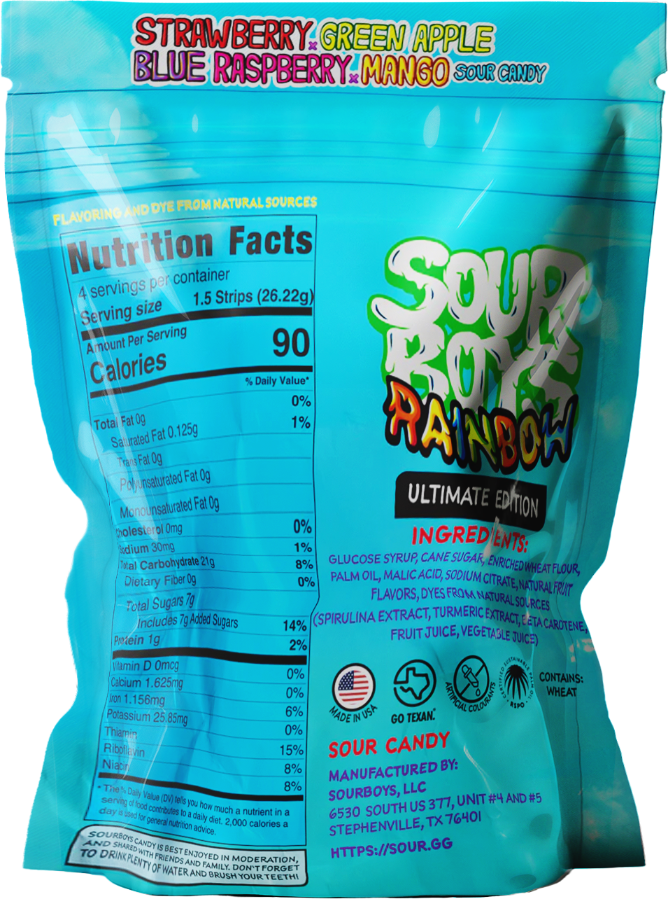 Rainbow Sour Belts