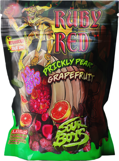 Grapefruit Prickly Pear Sour Gummies