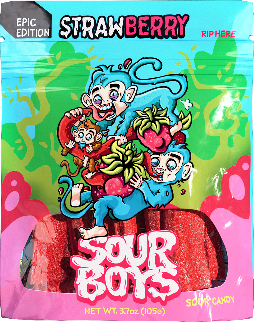 Strawberry Sour Belts