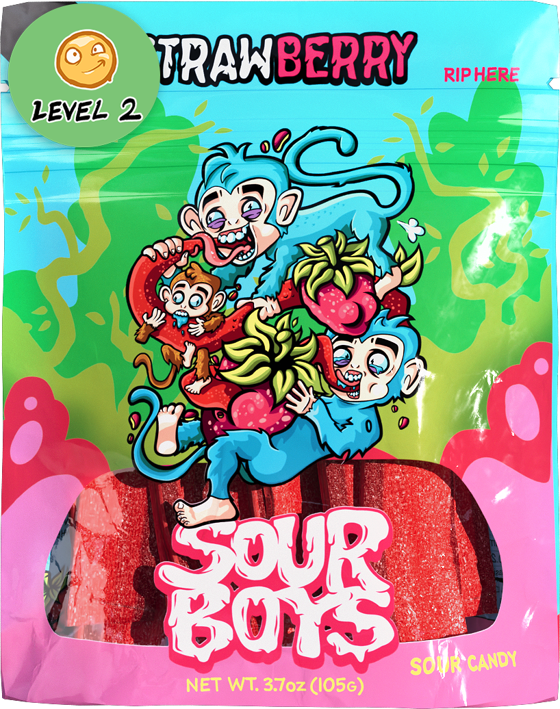Strawberry Sour Belts