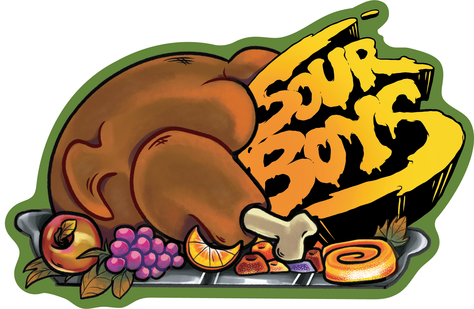 SourBoys Turkey Logo Sticker