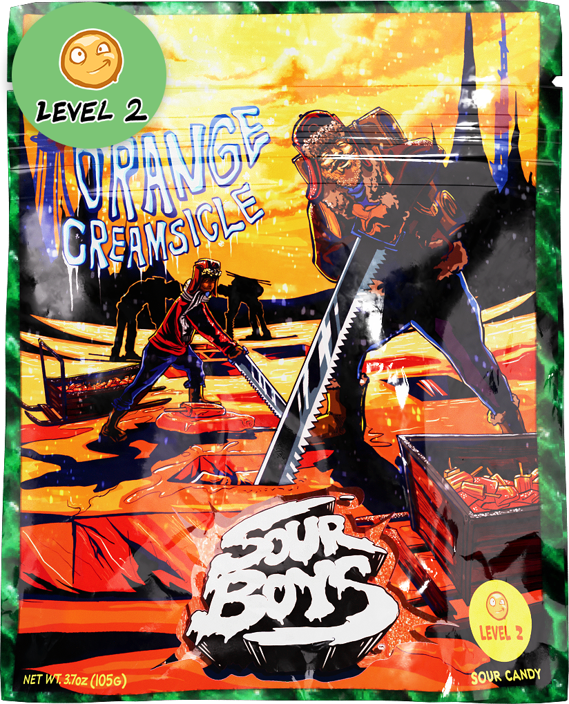 Orange Creamsicle Sour Belts