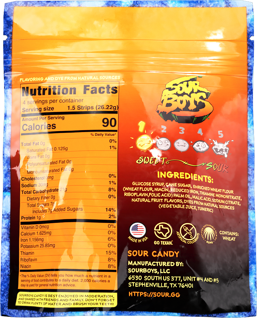 Punkin Pie Sour Belts