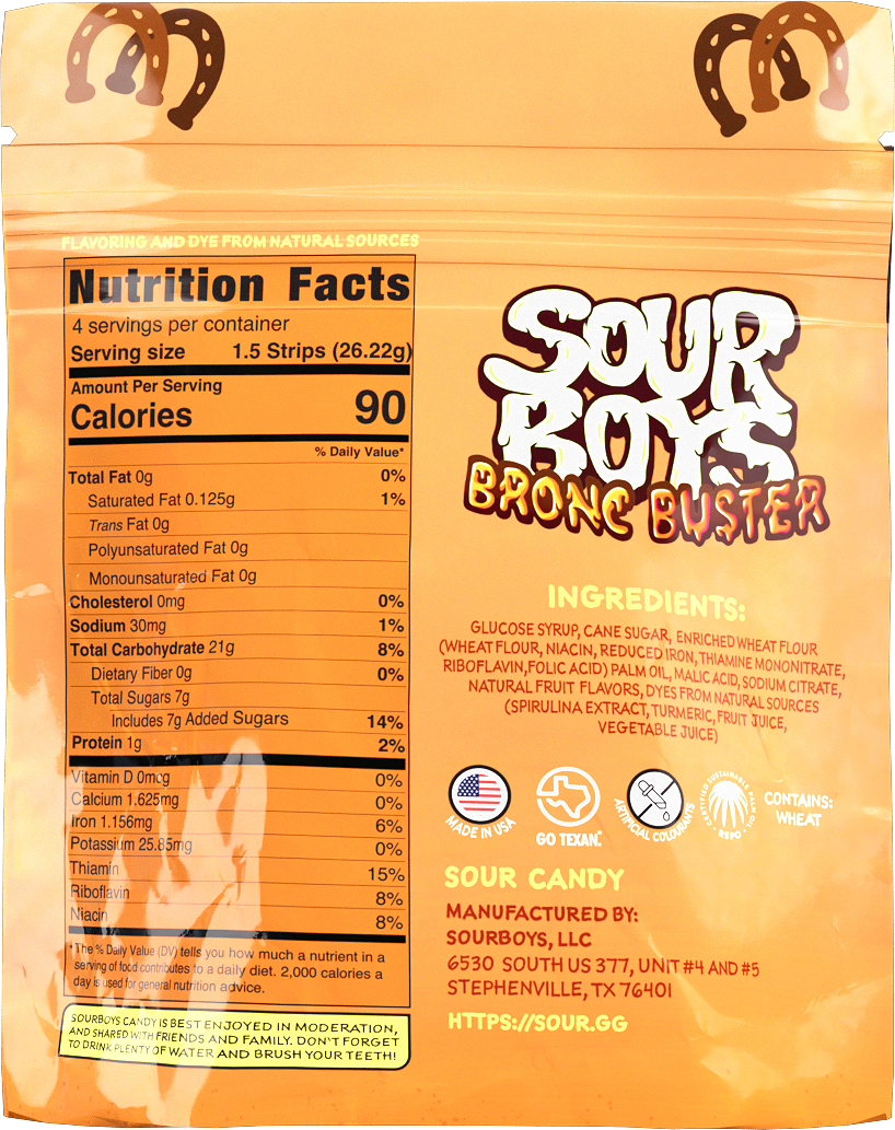 Bronc Buster Sour Belts