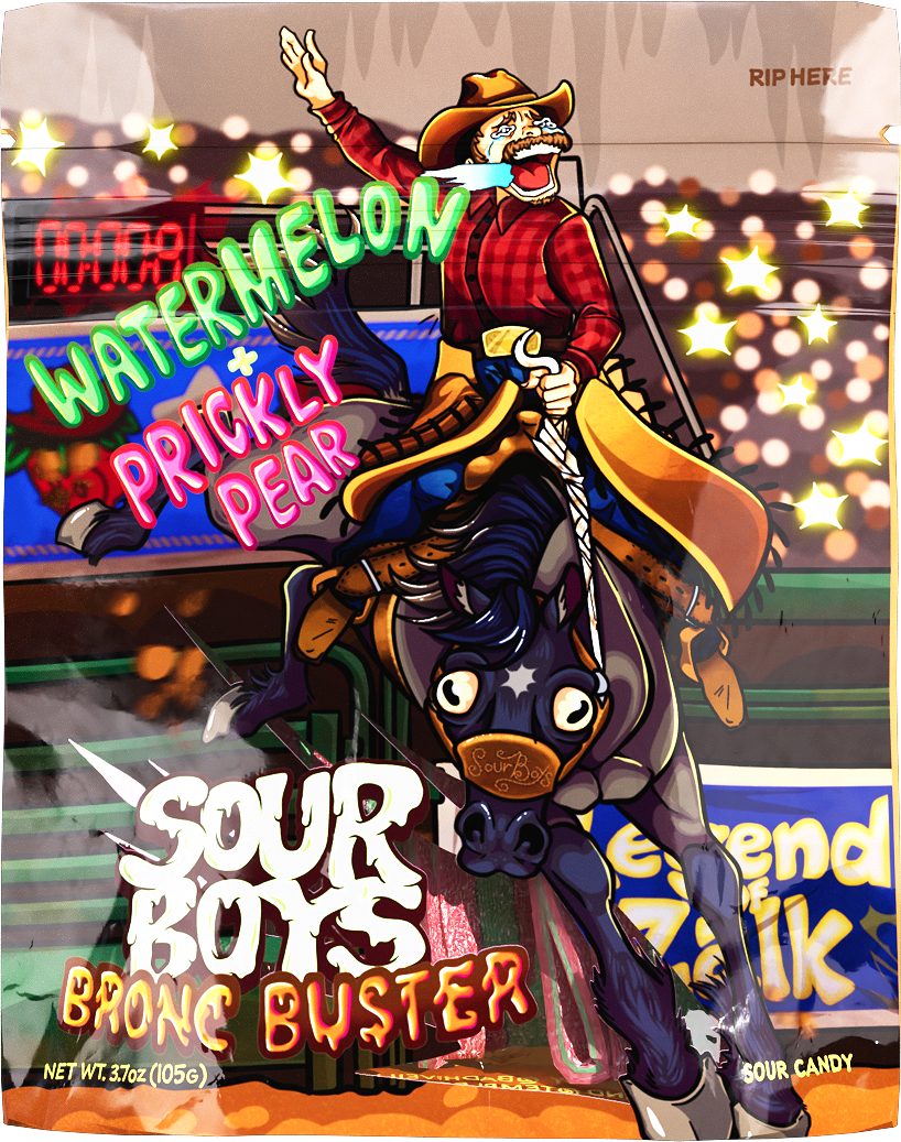Bronc Buster Sour Belts