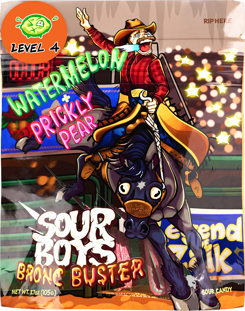 Bronc Buster Sour Belts