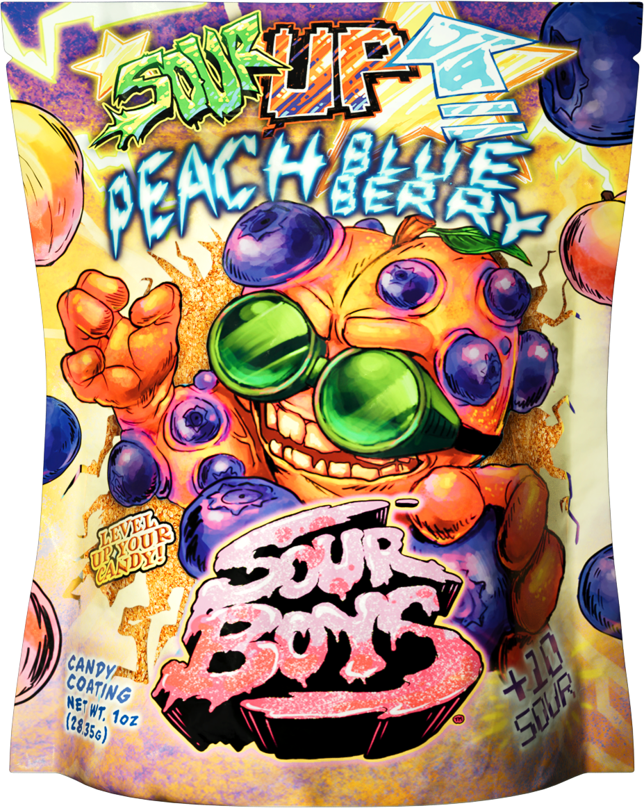 Peach Blueberry SourUp! Sour Powder