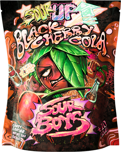 Black Cherry Cola SourUp! Sour Powder