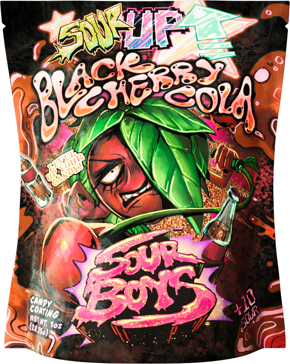 Black Cherry Cola SourUp! Sour Powder