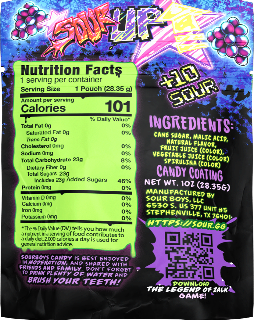Gnarly Grape SourUp! Sour Powder