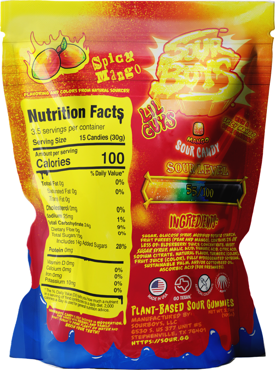 Spicy Mango Sour Gummies