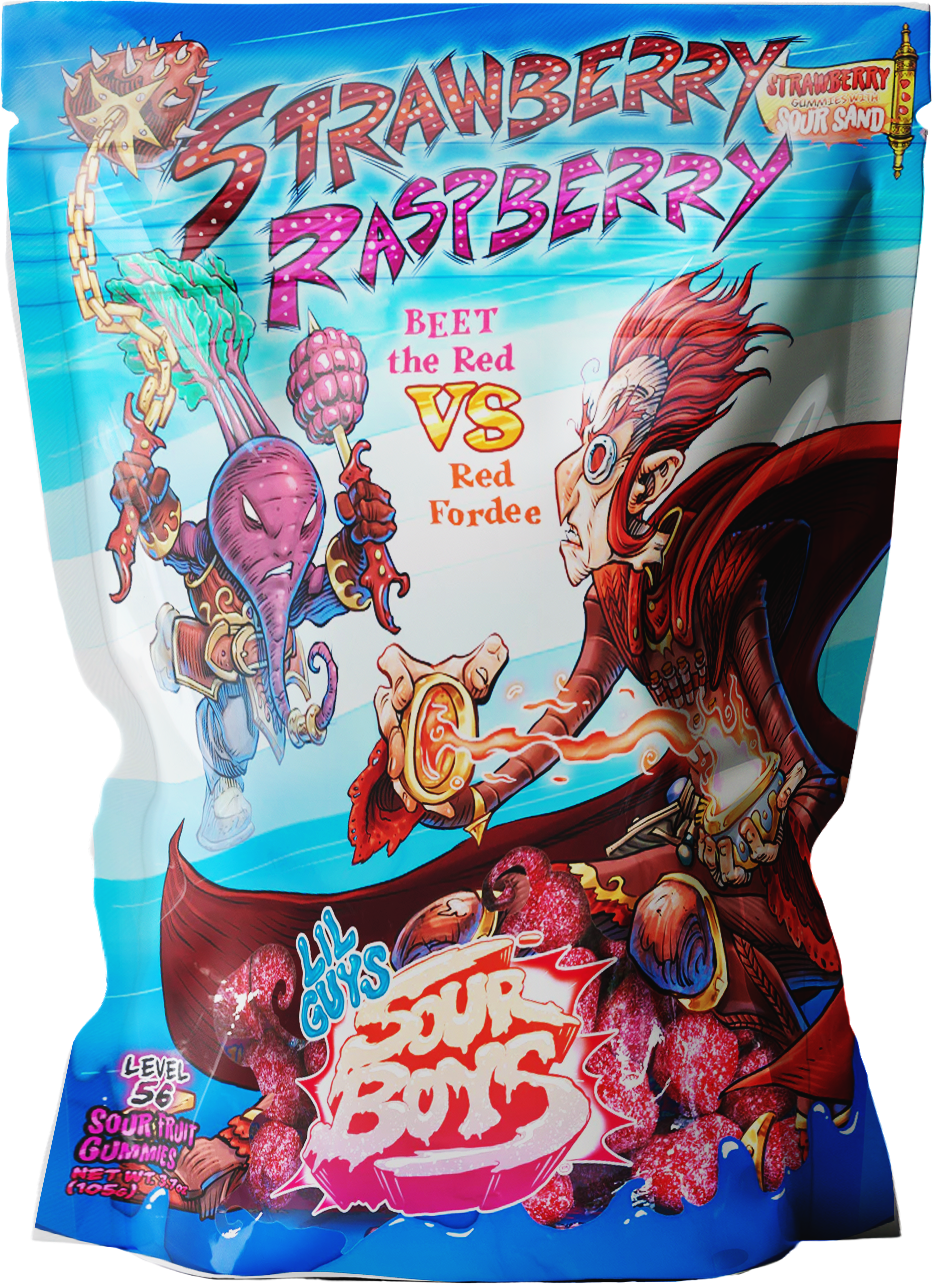 Strawberry Raspberry Sour Gummies