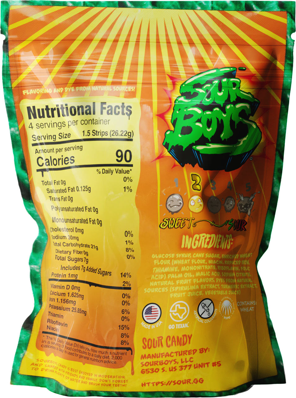 Sunshine Slap Sour Belts