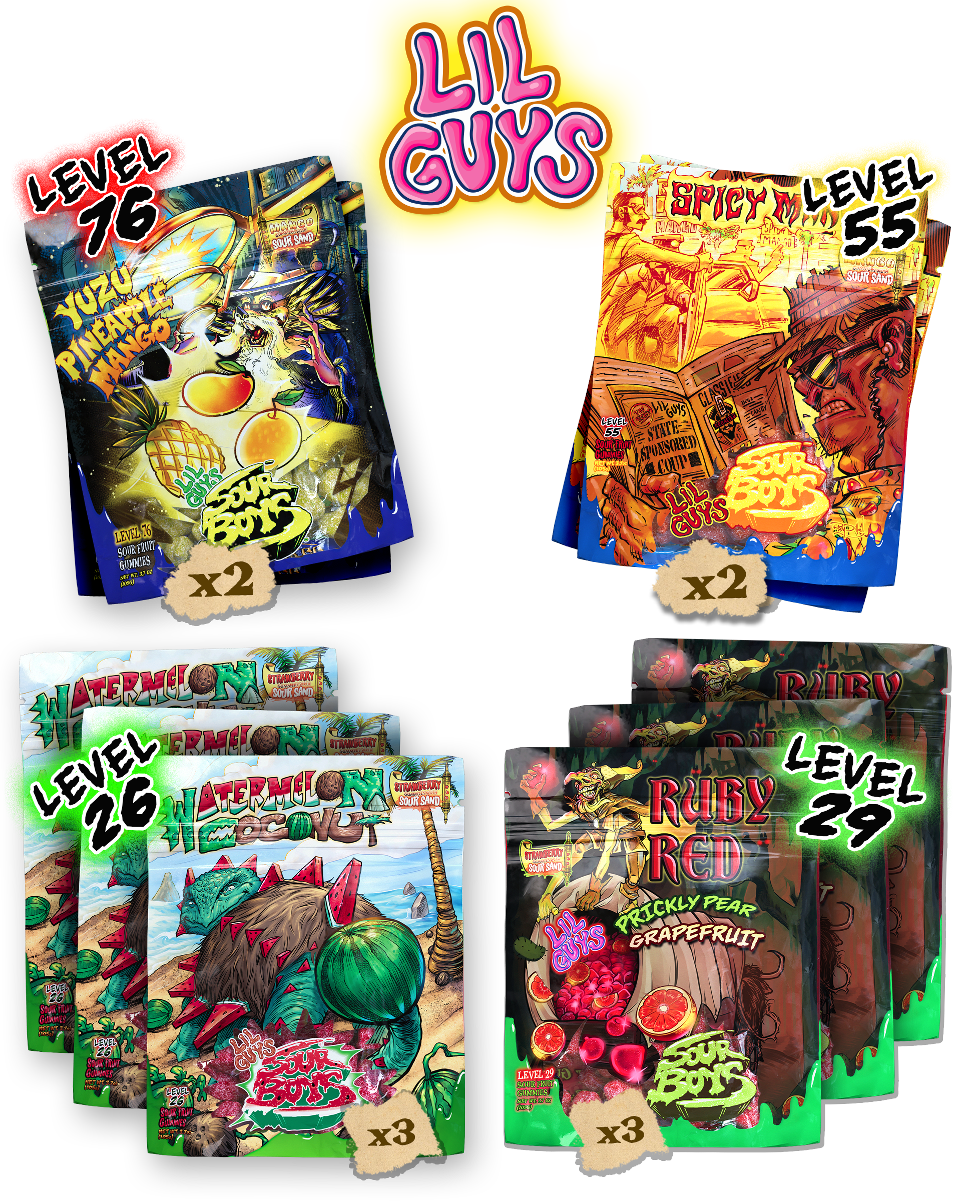 SourBoys The Tropic Thunder Bundle