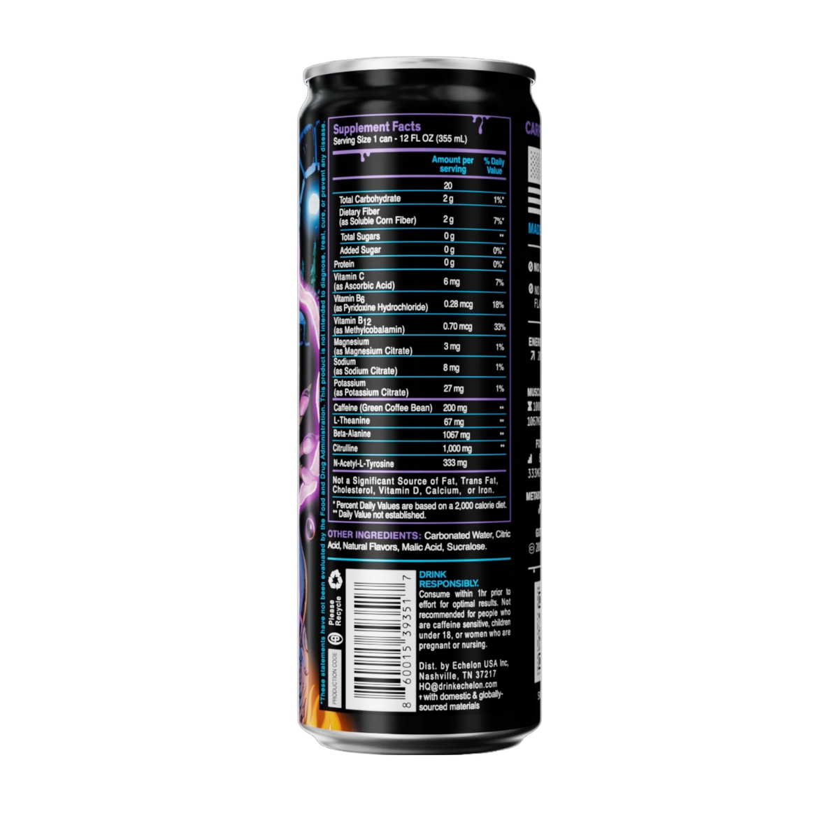 Twilight Fusion Energy Drink - Echelon x SourBoys - 12 Pack