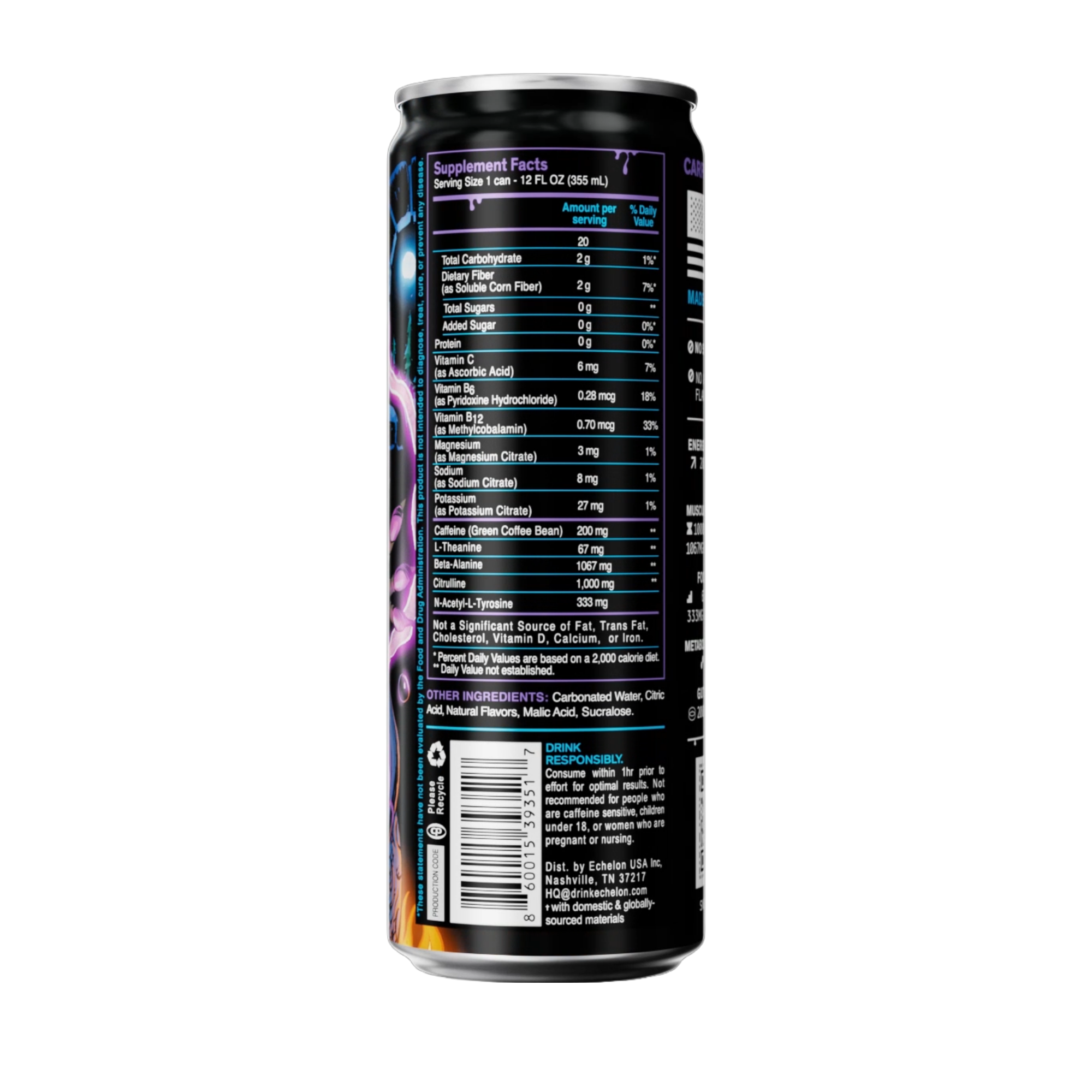Twilight Fusion Energy Drink - Echelon x SourBoys - 12 Pack