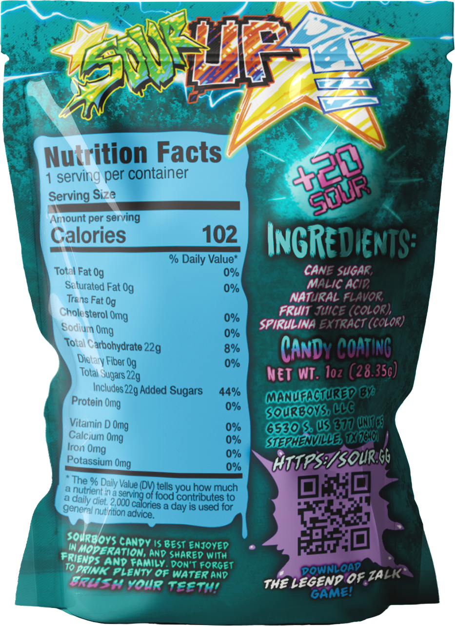 Blue Raspberry SourUp! Sour Powder