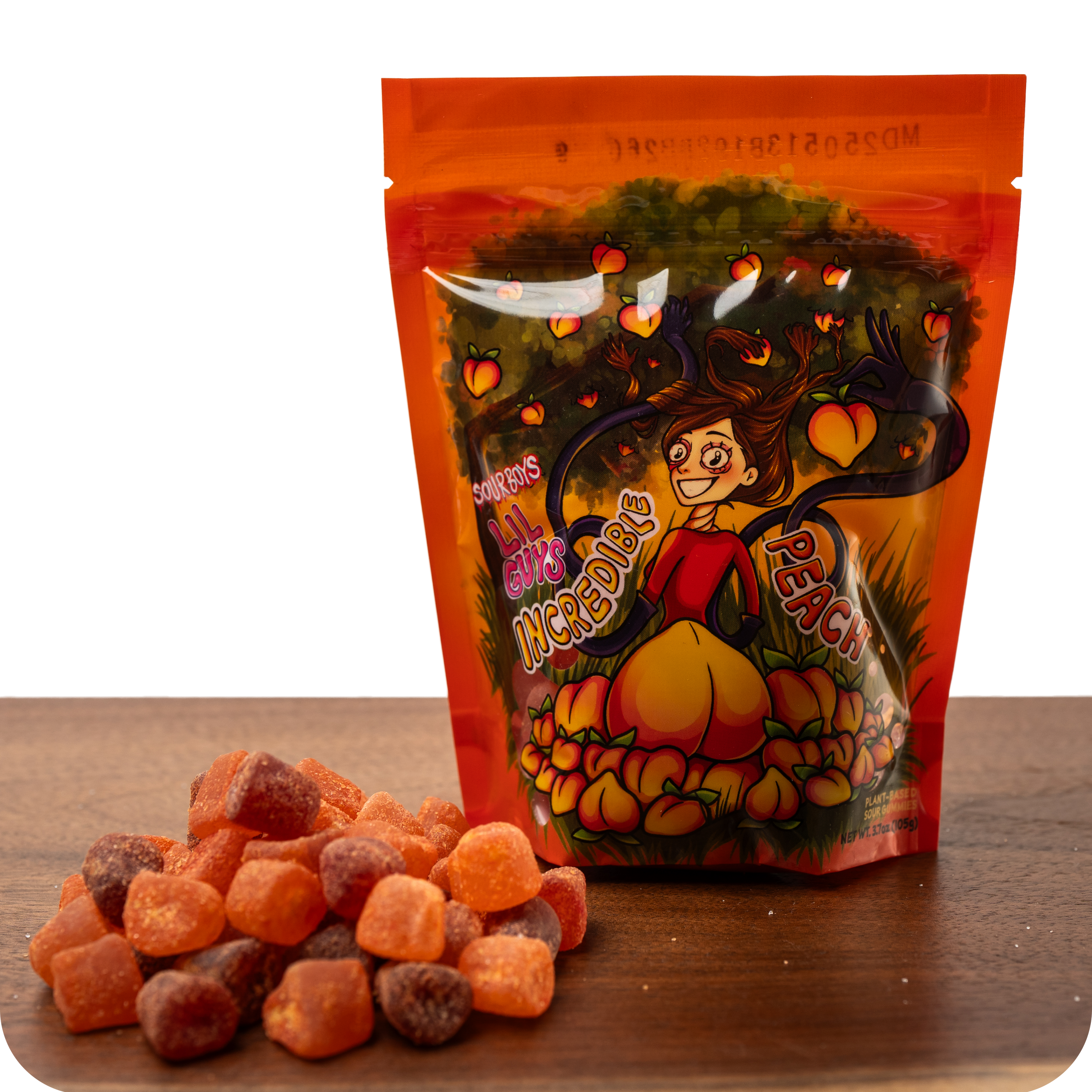 Incredible Peach Sour Gummies